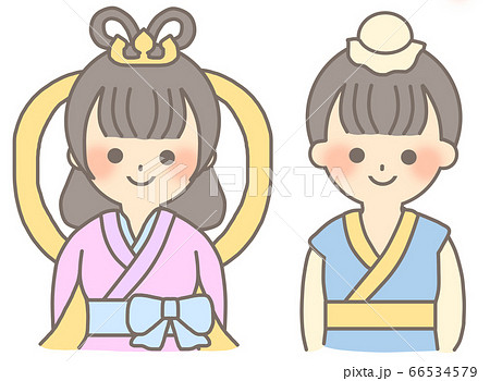 おりひめとひこぼしのイラスト素材 [66534579] - PIXTA