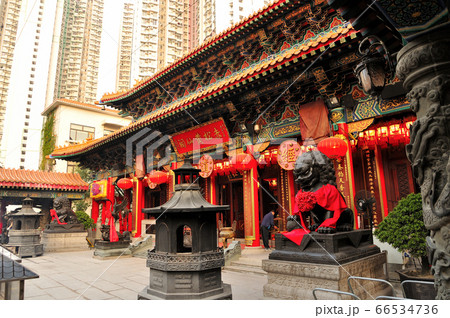 香港　黄大仙　パワースポット 66534736