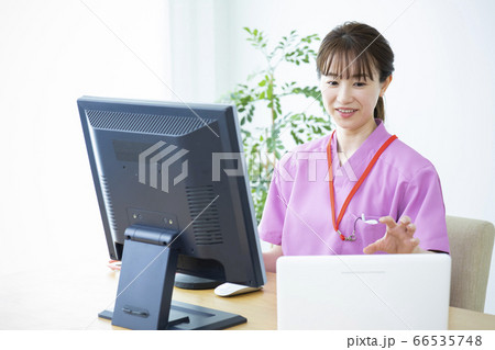 オンライン診察 66535748