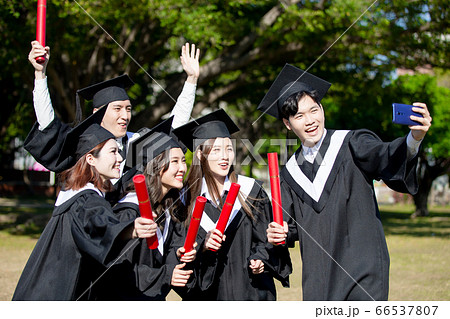 group happy graduates students 66537807