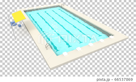 夏、25ｍプール 学校プール 66537869