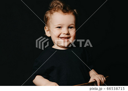 portrait of a happy smiling Caucasian child boy 66538715