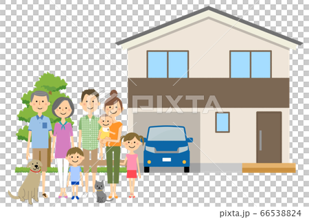 仲良しファミリーとマイホーム 66538824