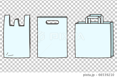 Simple shopping bag, shopping bag, vinyl bag, paper bag with main line 66539210