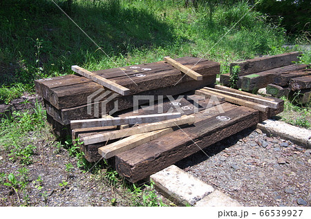 鉄道の木まくらぎ 鉄道の木まくらぎ 66539927