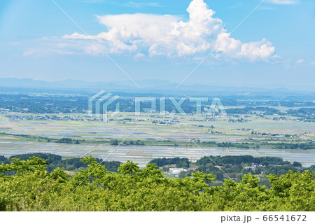 郊外の田園風景 郊外の田園風景 66541672