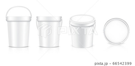 3D mock up realistic Bucket Bottle packaging 66542399