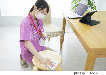 看護師 医師 医者 医療 消毒 看護師 医師 医者 医療 消毒 66546090