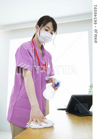 看護師 医師 医者 医療 消毒 看護師 医師 医者 医療 消毒 66546091