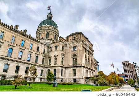 The Indiana Statehouse in Indianapolis The Indiana Statehouse in Indianapolis 66546442