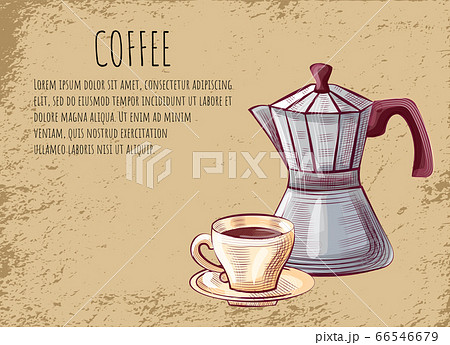 Coffeehouse Poster, Moka Pot for Brewing Espresso Coffeehouse Poster, Moka Pot for Brewing Espresso 66546679