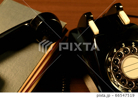 ダイヤル式黒電話 66547519