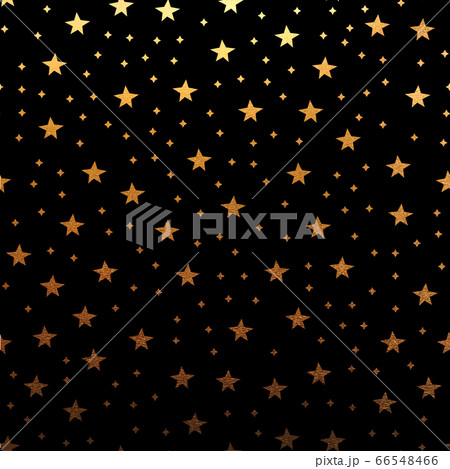 Abstract black background with gold stars for your design. Vector starry night Abstract black background with gold stars for your design. Vector starry night 66548466