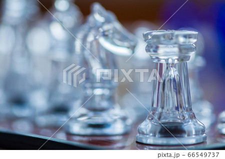 Close-up of a chess piece Close-up of a chess piece 66549737
