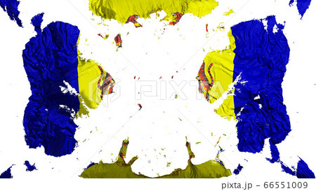 Scattered Putrajaya city flag Scattered Putrajaya city flag 66551009