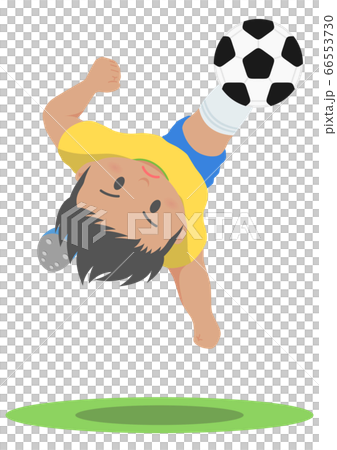 Soccer overhead kick Soccer overhead kick 66553730