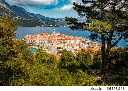 Town of Korcula, Dalmatia, Croatia Town of Korcula, Dalmatia, Croatia 66553848