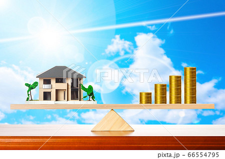 住宅模型とお金のバランス 66554795