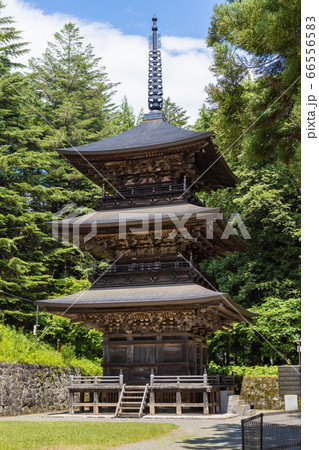 三重塔/長野県・真楽寺 66556583