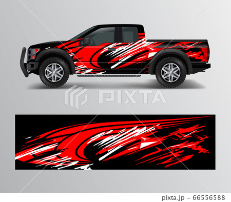 Truck and car graphic background wrap and vinyl 66556588