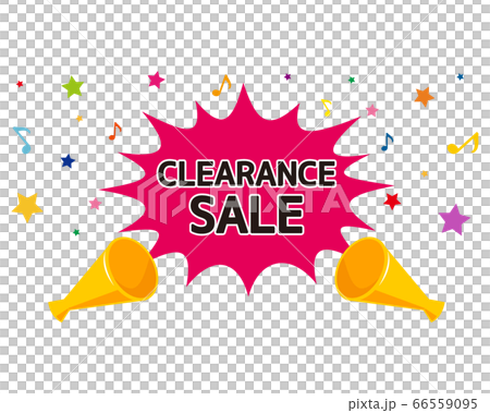 銷售擴音器矢量圖圖標，以通知促銷和討價還價 66559095