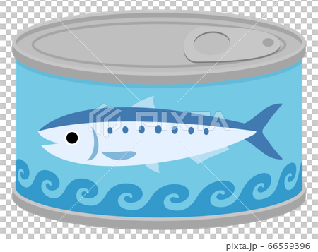 イワシの缶詰のイラスト 66559396