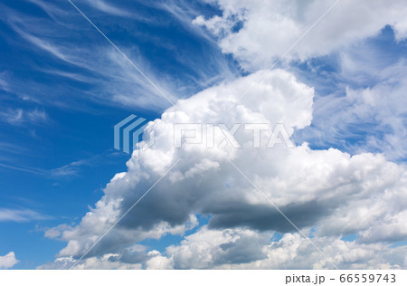 Blue sky background with white clouds. Blue sky background with white clouds. 66559743
