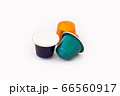 Coffee Capsule for Coffee Machine Isolated on 66560917