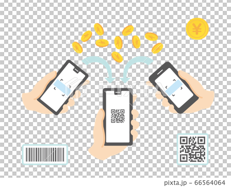Split payment with smartphone payment 66564064