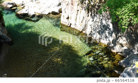 阿寺渓谷の渓流,犬帰りの淵 阿寺渓谷の渓流,犬帰りの淵 66564516