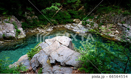 阿寺渓谷の渓流,熊ヶ淵 阿寺渓谷の渓流,熊ヶ淵 66564554