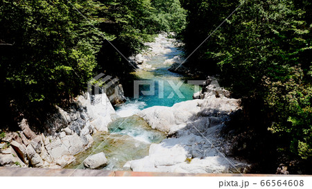 阿寺渓谷の渓流,牛ヶ淵 66564608