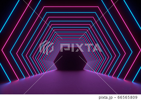 スペース ネオン ライト 66565809