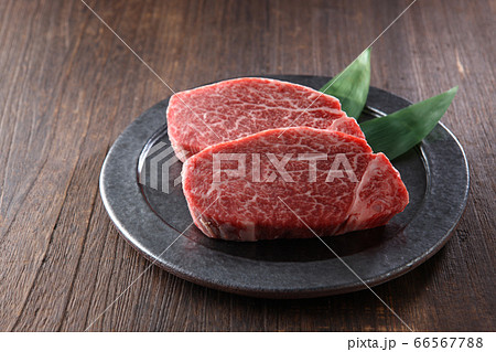 黒毛和牛ヒレステーキ用生肉「皿盛り」 黒毛和牛ヒレステーキ用生肉「皿盛り」 66567788