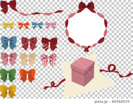 Illustration of ribbon and frame Illustration of ribbon and frame 66568035