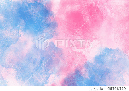 Abstract pastel watercolor background - Blue watercolor painted 66568590