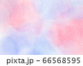 Abstract pastel watercolor background - Blue sky and pink pastel watercolor painted on paper 66568595