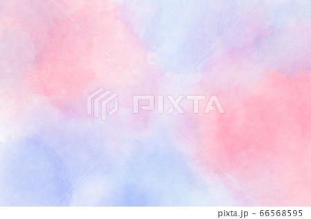 Abstract pastel watercolor background - Blue sky and pink pastel watercolor painted on paper Abstract pastel watercolor background - Blue sky and pink pastel watercolor painted on paper 66568595