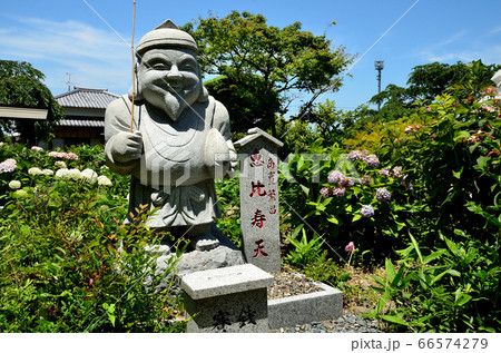 本勝寺　小笠七福神　恵比寿像 66574279
