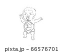 ペン　イラスト　男児 66576701