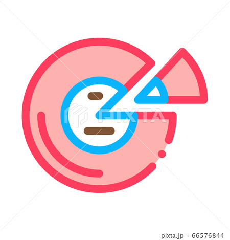 packaged cheese head icon vector outline illustration 66576844