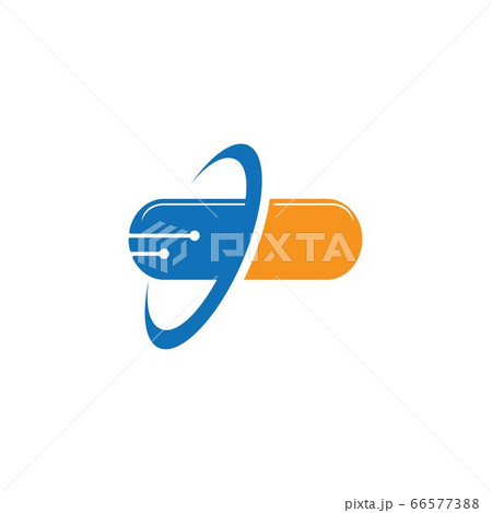 Medical technology logo design 66577388