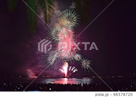 打ち上げ花火　瀬戸田町夏まつり 66578720