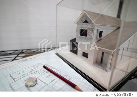 新築住宅の模型と設計図 新築住宅の模型と設計図 66578887
