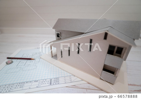 新築住宅の模型と設計図 新築住宅の模型と設計図 66578888