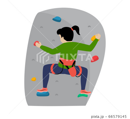 Kids climbing vector climber children character climbs rock mountain wall or mountainous cliff illustration mountaineering set of child in extreme sport mountaineer isolated on white background Kids climbing vector climber children character climbs rock mountain wall or mountainous cliff illustration mountaineering set of child in extreme sport mountaineer isolated on white background 66579145