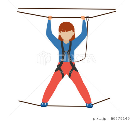Kids climbing vector climber children character climbs rock mountain wall or mountainous cliff illustration mountaineering set of child in extreme sport mountaineer isolated on white background 66579149