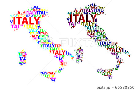 Map of Italy - vector illustration Map of Italy - vector illustration 66580850