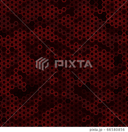 Vector seamless red monochrome mosaic pattern. Graphic seamless pattern 66580856