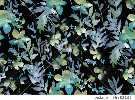 Watercolor floral seamless pattern. Watercolor floral seamless pattern. 66582132